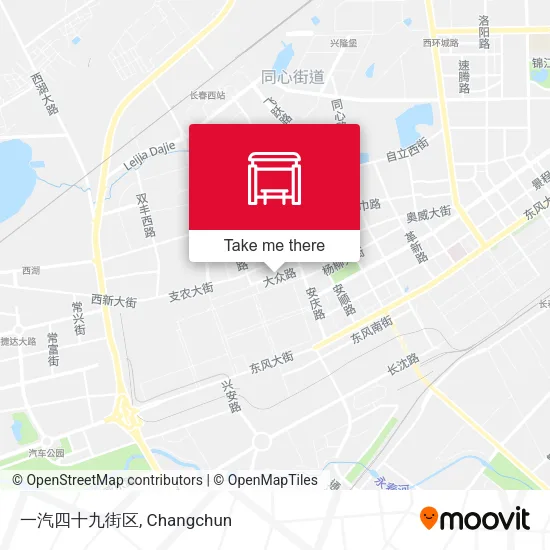一汽四十九街区 map