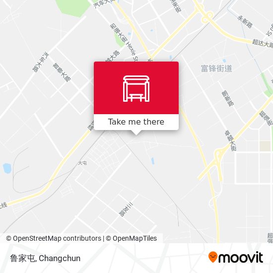 鲁家屯 map