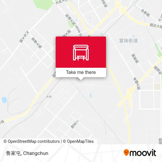 鲁家屯 map