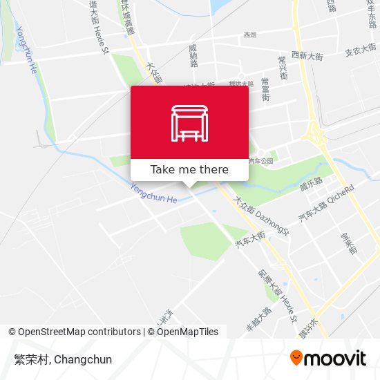 繁荣村 map
