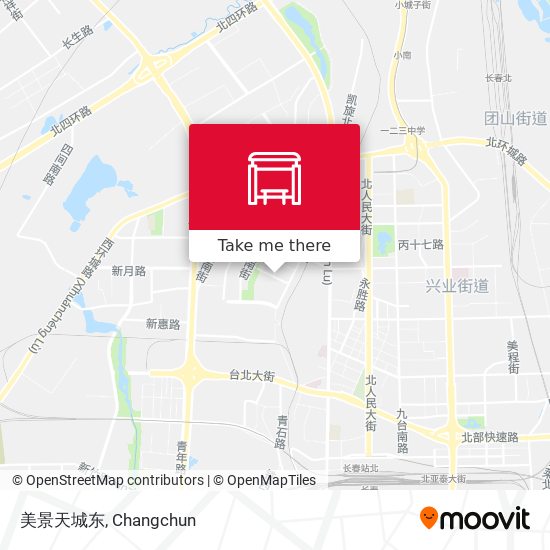 美景天城东 map