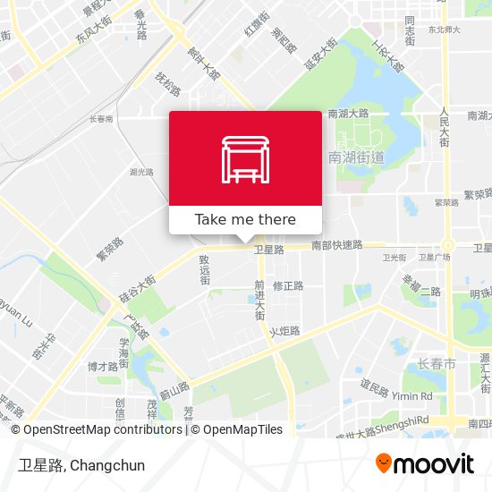 卫星路 map