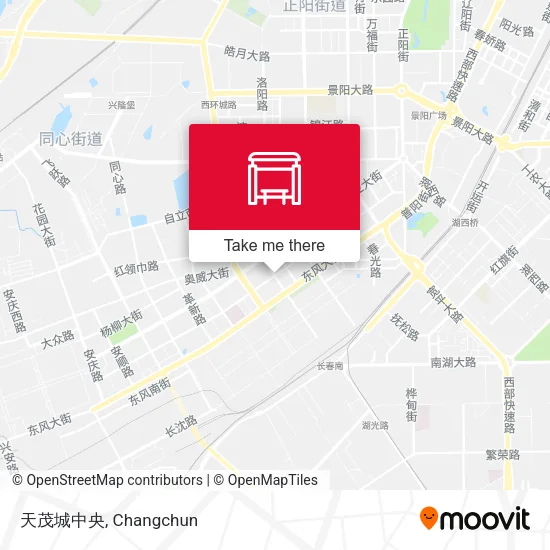 天茂城中央 map