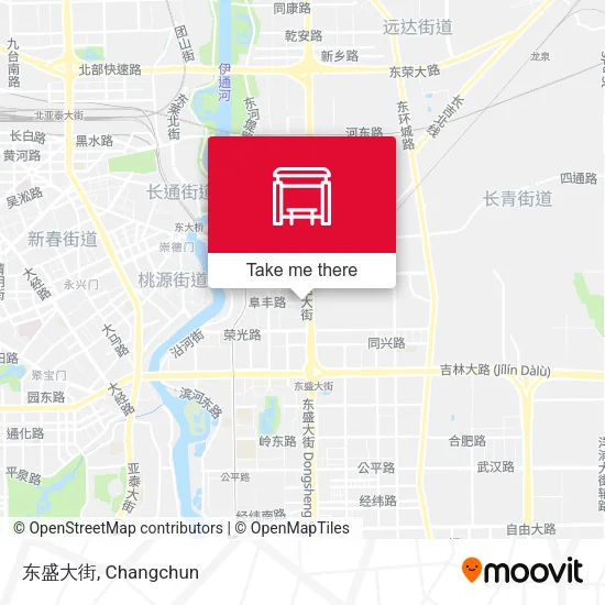 东盛大街 map