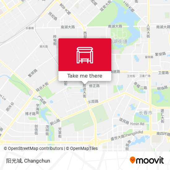 阳光城 map