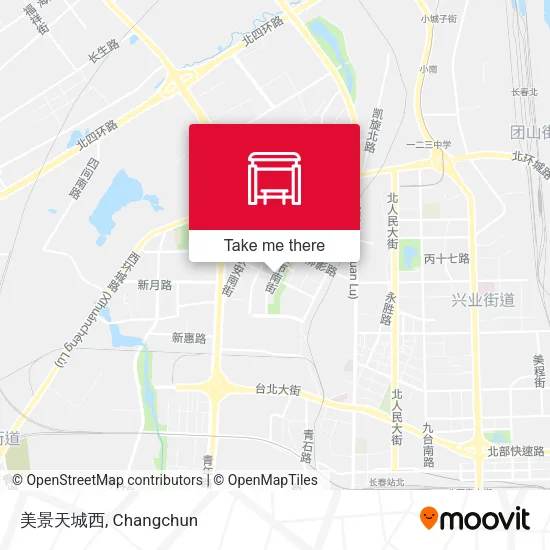 美景天城西 map