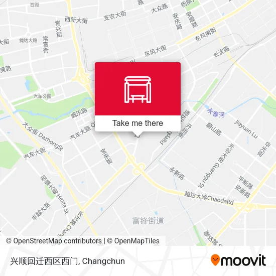 兴顺回迁西区西门 map
