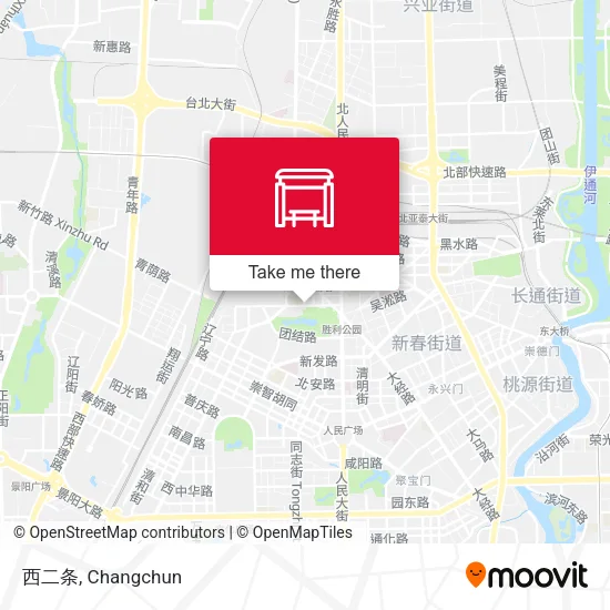西二条 map
