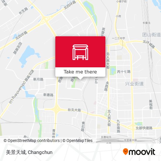 美景天城 map