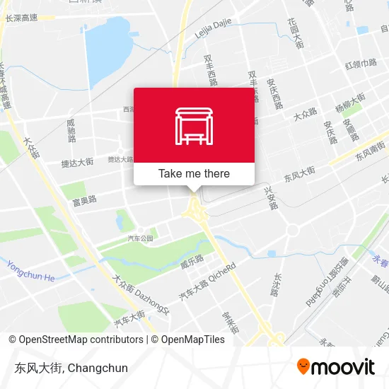 东风大街 map