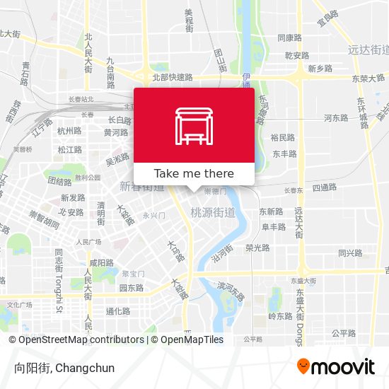 向阳街 map