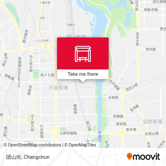 团山街 map