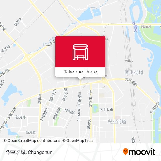 华享名城 map