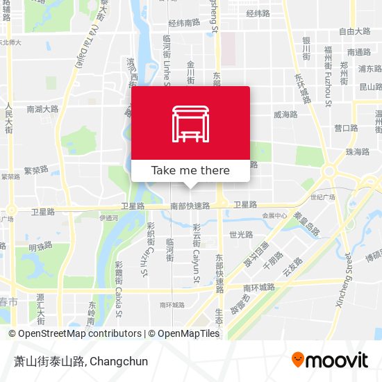 萧山街泰山路 map