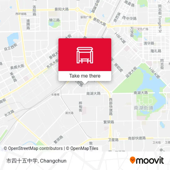 市四十五中学 map