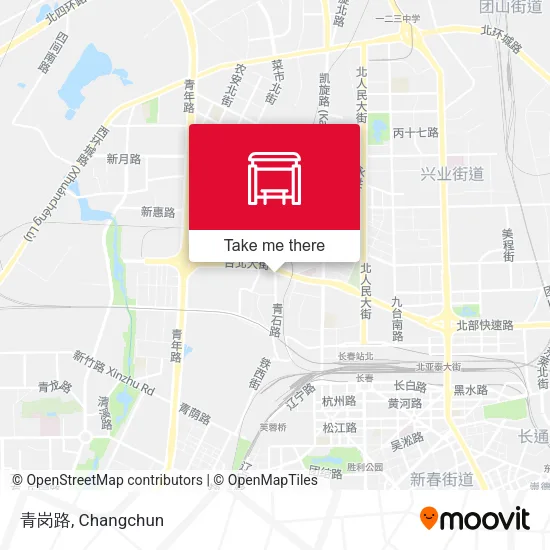 青岗路 map
