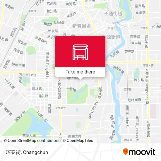 珲春街 map