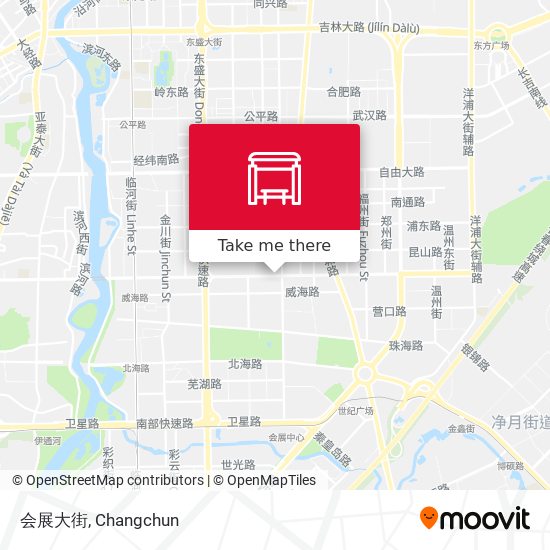 会展大街 map