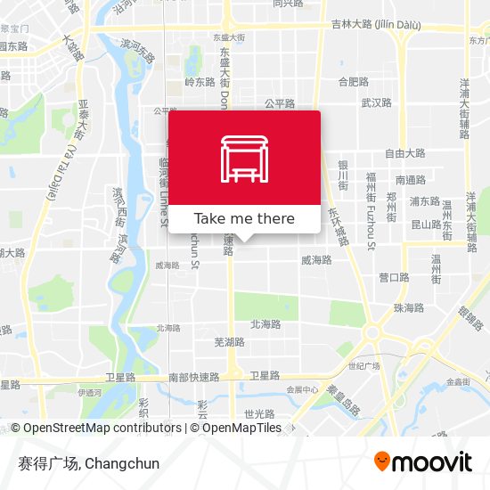 赛得广场 map