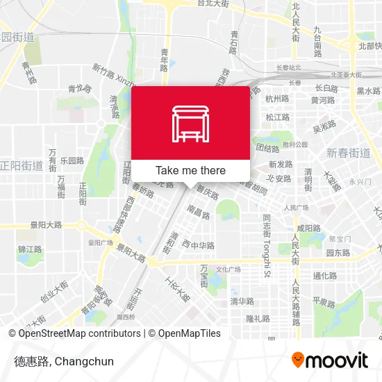 德惠路 map