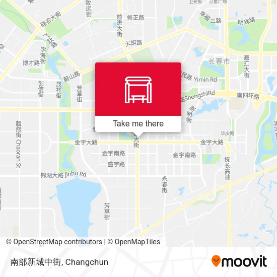 南部新城中街 map
