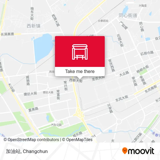 加油站 map