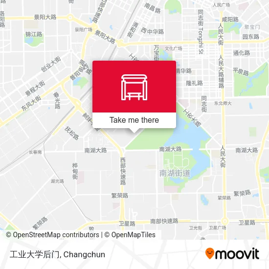 工业大学后门 map