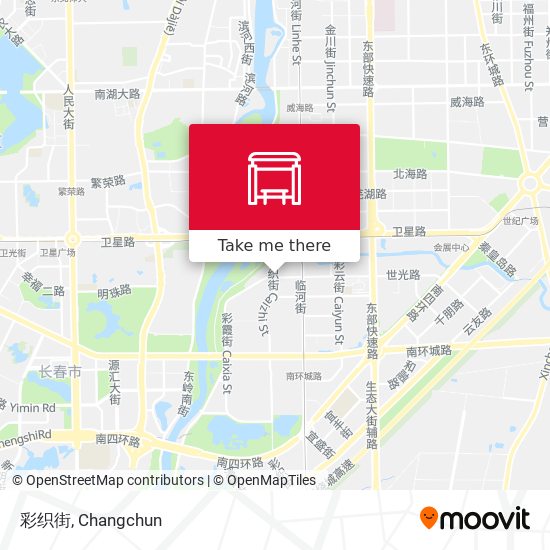 彩织街 map