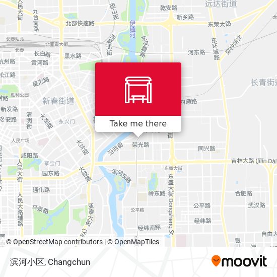 滨河小区 map