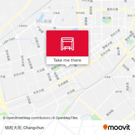 锦程大街 map