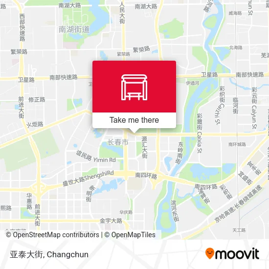 亚泰大街 map