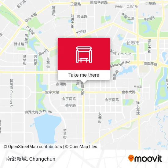 南部新城 map