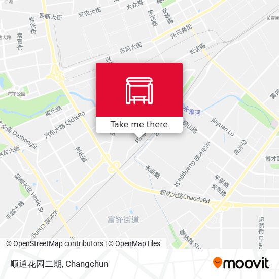 顺通花园二期 map