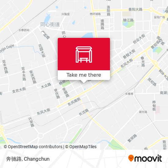 奔驰路 map
