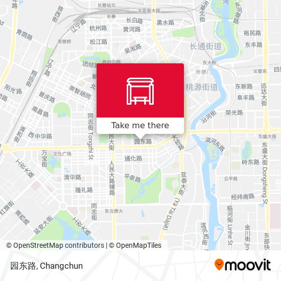 园东路 map