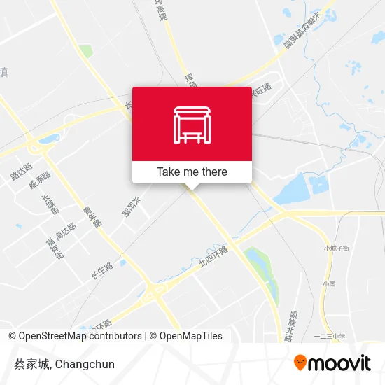 蔡家城 map