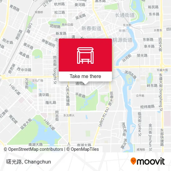 曙光路 map