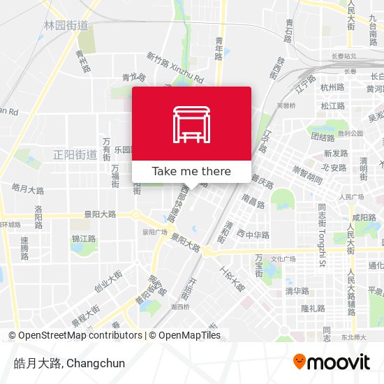 皓月大路 map