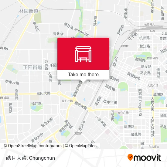 皓月大路 map