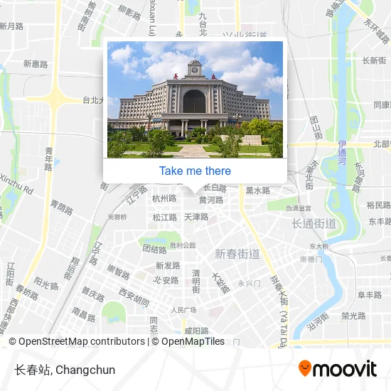 长春站 map