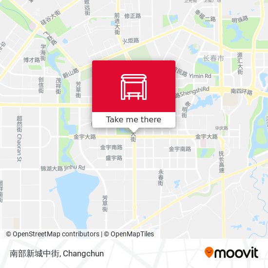 南部新城中街 map