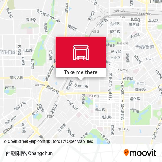 西朝阳路 map