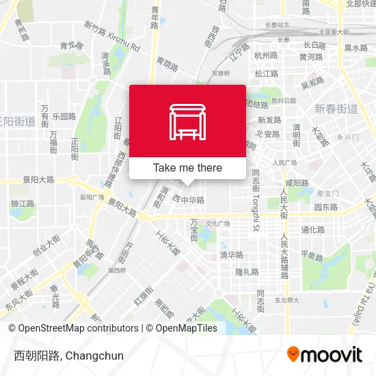 西朝阳路 map