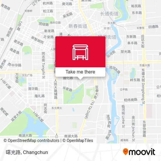 曙光路 map
