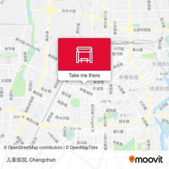 儿童医院 map