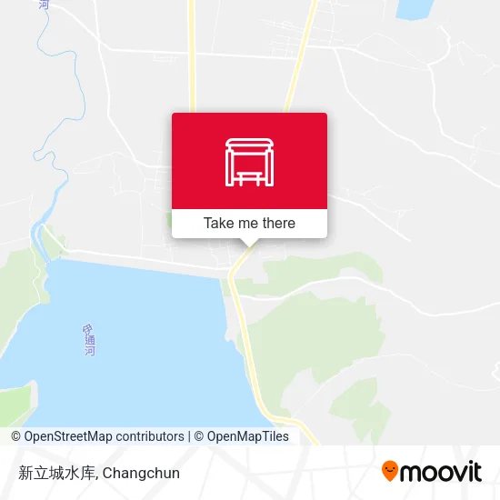 新立城水库 map