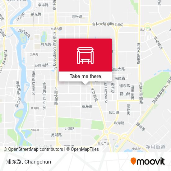 浦东路 map