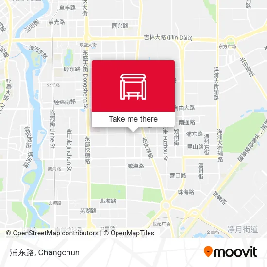 浦东路 map
