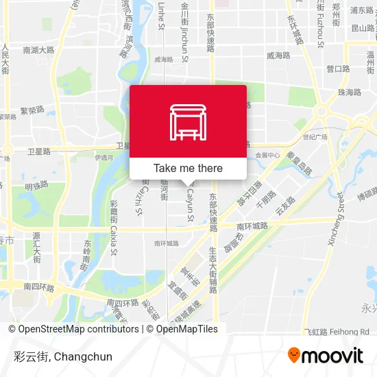彩云街 map