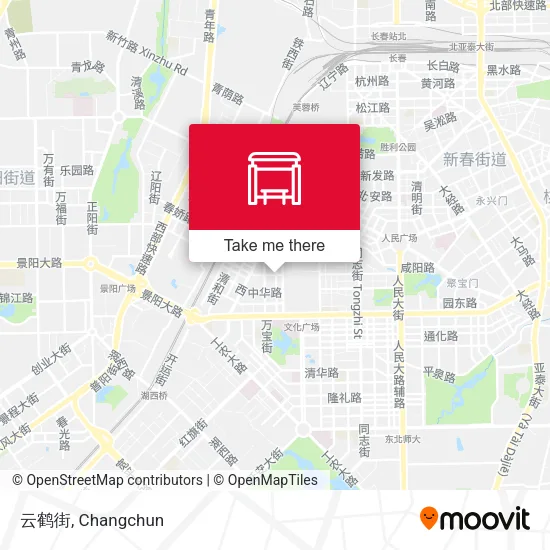 云鹤街 map